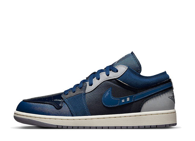 ナイキ エアジョーダン 1 ロー クラフト "オブシディアン" オブシディアン/ホワイト/セイル