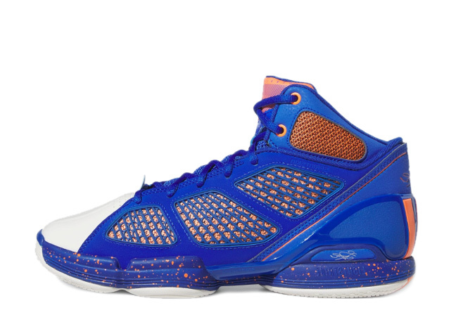 adidas adizero Rose 1.5 Restomod "Blue/Core White/Team Semi Solar Orange"