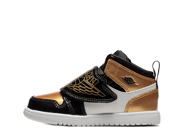 ナイキ Td エア スカイ ジョーダン1 SE "ブラック/メタリックゴールド/ホワイト"