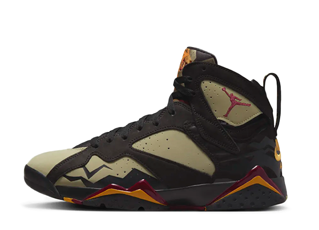 Nike Air Jordan 7 Retro "Olive" Black/Cherrywood Red/Neutral Olive