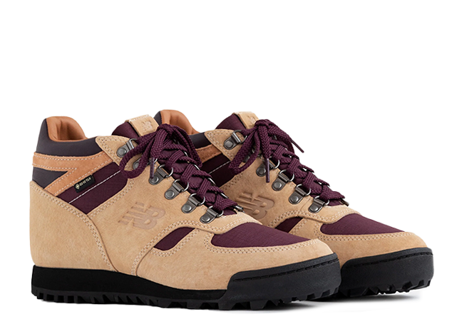 Aim_ Leon Dore × New Balance Rainier "Tan" Tan/Burgundy