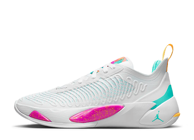 Nike Luka 1 PF "White" White/Dynamic Turquoise/Laser Orange/Fire Pink