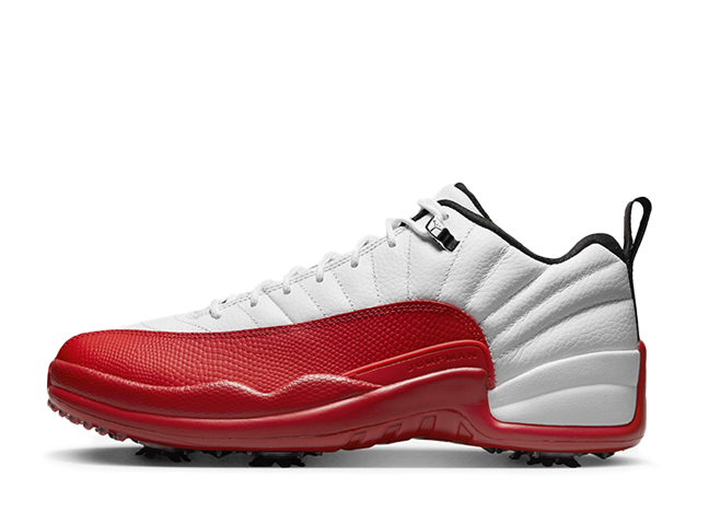 ナイキ エアジョーダン12 ロー ゴルフ "チェリー" バーシティレッド/ホワイト