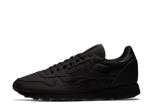 Maharishi × Reebok Classic Leather "Ripstop" Black