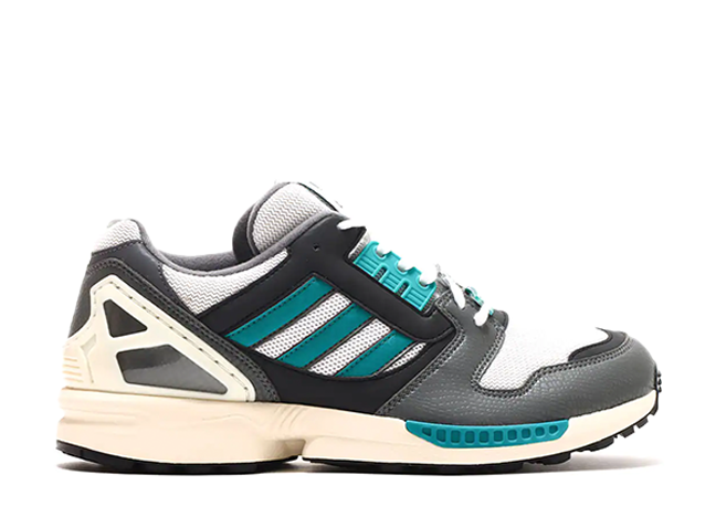 アトモス × アディダス オリジナルス ZX 8000 G-SNK "EQT" ホワイト/EQTグリーン