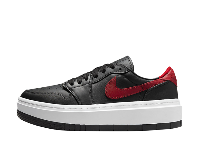 ナイキ ウィメンズ エアジョーダン1 エレベート ロー "ブラック" ブラック/ジムレッド/ホワイト