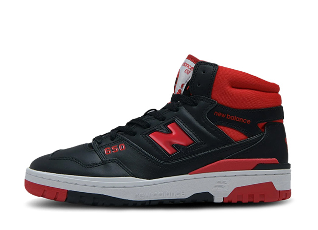 New Balance 650 "Bred" Red/Black/White