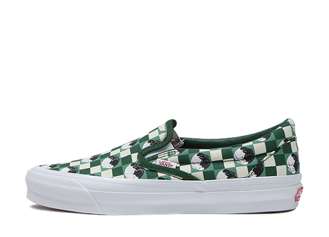 バンズ OG クラシック スリッポン LX "グリーン" グリーン/ホワイト