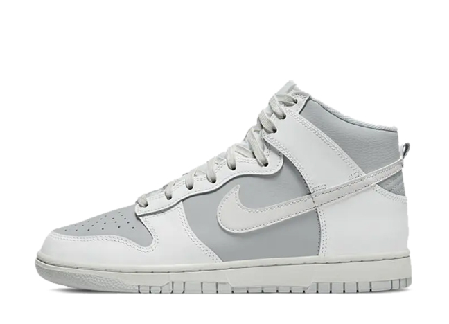 Nike Dunk High "Grey/White" Summit White/Pure Platinum