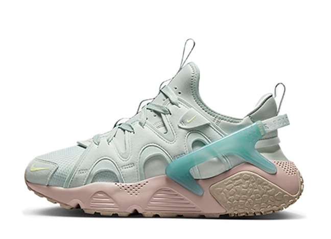 Nike Air Huarache Craft "Light Silver" Light Silver/Citron Tint/Ocean Bliss/Pink Oxford/Sanddrift