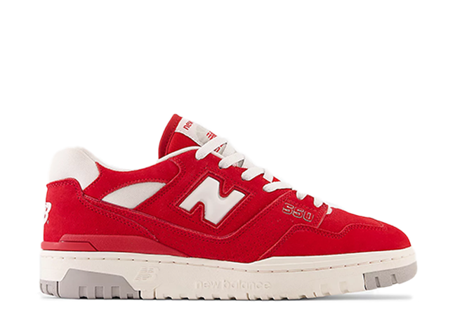 ニューバランス 550 スウェードパック "チームレッド" チームレッド/ホワイト
