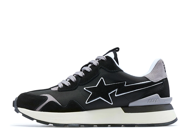 ア ベイシング エイプ ロードスタ エクスプレス "ブラック" ブラック/ホワイト