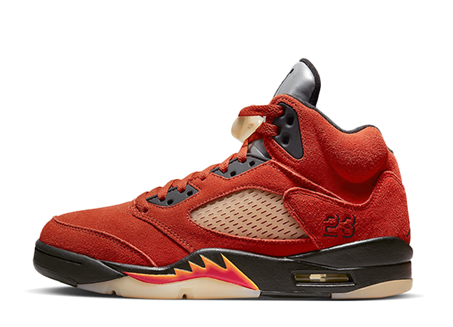 Nike Wmns Air Jordan 5 "Dunk on Mars" Martian Sunrise/Black/Fire Red/Muslin