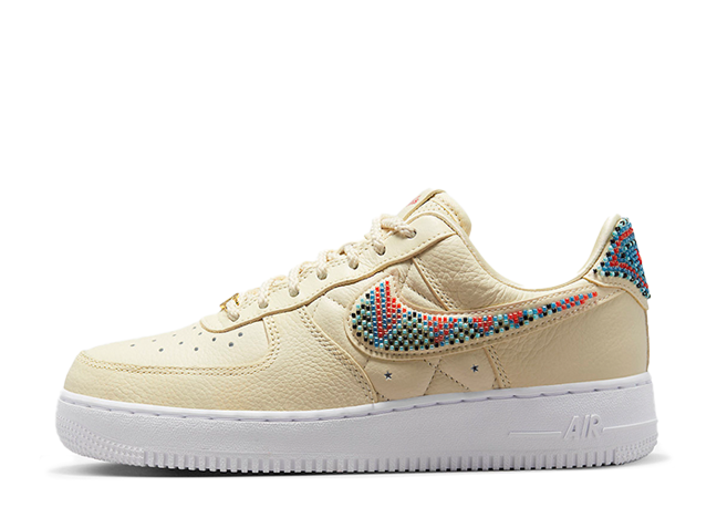 プレミアムグッズ × ナイキ エアフォース1 ロー "フラットオパール" フラットオパール/マルチカラー/ホワイト