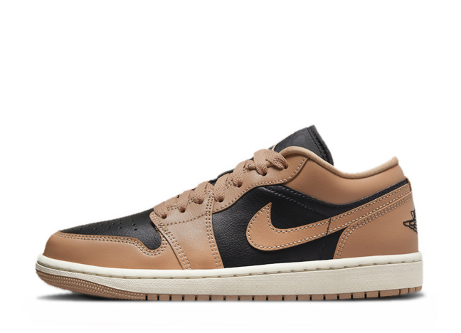 ナイキ ウィメンズ エアジョーダン1 ロー "デザート" デザート/タン/ブラック
