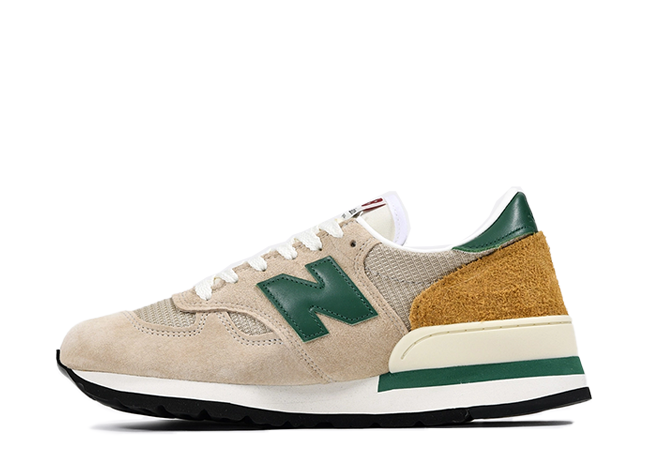 New Balance 990V1 "Tan/Green" Tan/Green/White