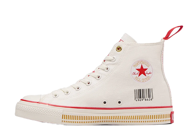 CUPNOODLE × Converse All Star Hi "Cup Noodle" White/Red