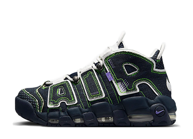 Serena Williams Design Crew × Nike Air More Uptempo "Dark Obsidian" Dark Obsidian/Summit White/Space Purple