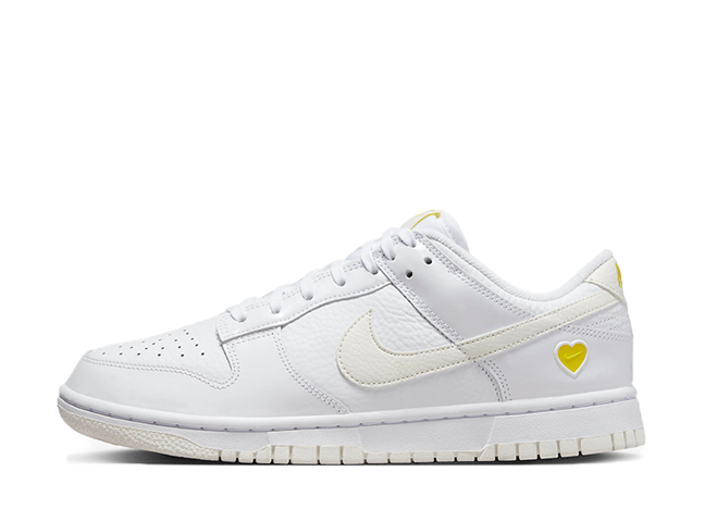 Nike Wmns Dunk Low "Yellow Heart" White/Opti Yellow