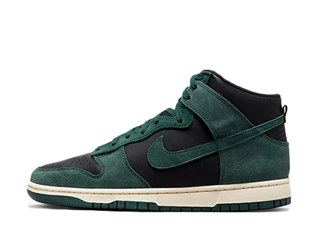 ナイキ ダンク ハイ レトロ PRM "フェイデッドスプルース" ブラック/フェイデッドスプルース