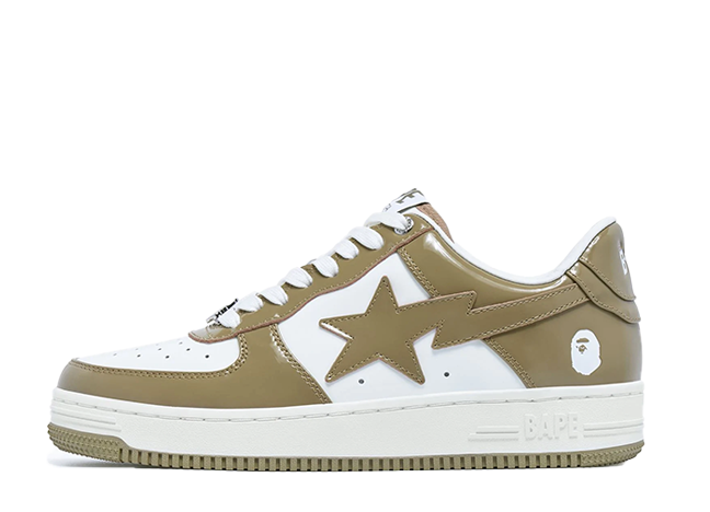 ベイプスタ パテント "ベージュ" ベージュ/ホワイト