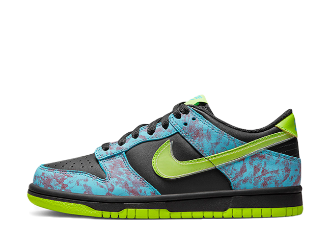 Nike Gs Dunk Low SE "Multi" Multi Color/Black/Baltic Blue/Volt