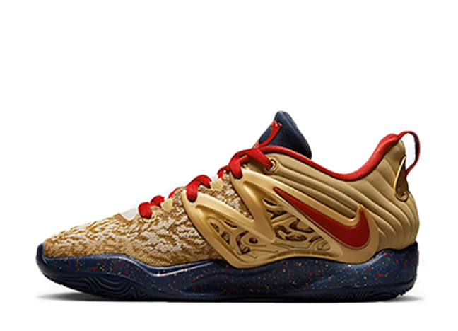Nike KD15 EP "Metallic Gold/University Red" Metallic Gold/University Red/Midnight Navy