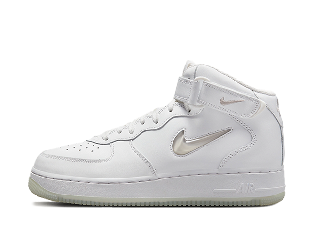 Nike Air Force 1 Mid ’07 Color of the Month "White Jewel" White Jewel/Summit White