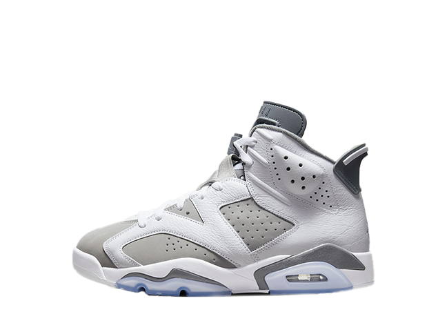 Nike Gs Air Jordan 6 "Cool Grey" White/Cool Grey/Medium Grey