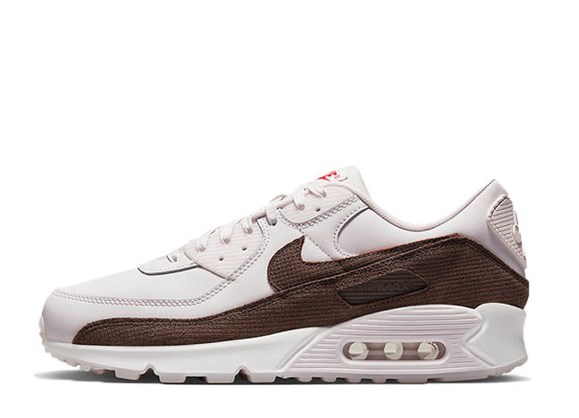 Nike Air Max 90 "Brown Tile" Pearl Pink/Baroque Brown/Picante Red