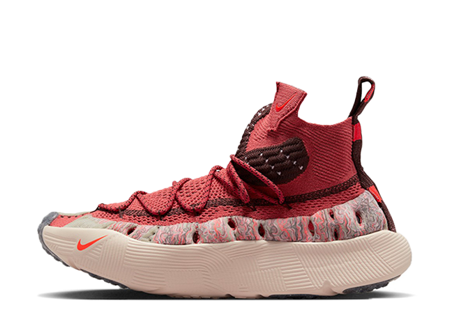 ナイキ イスパ センス フライニット "アドビ" アドビ/グアヴァアイス/ブライトクリムゾン