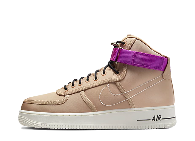 ナイキ エアフォース1 ハイ ムービング カンパニー "ヘンプ" ヘンプ/フューシャドリーム/ブラック