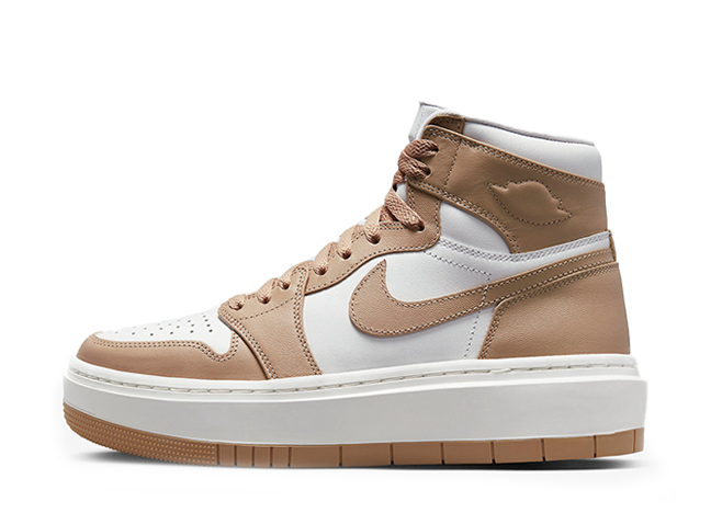 ナイキ ウィメンズ エアジョーダン1 ハイ エレベート "バケッタタン" バケッタタン/ホワイト