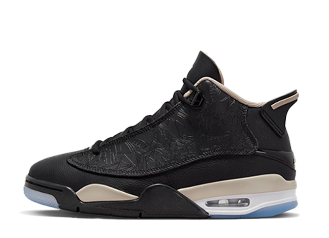 ナイキ エアジョーダン ダブ ゼロ "ブラック" ブラック/ホワイト/フォッシルストーン