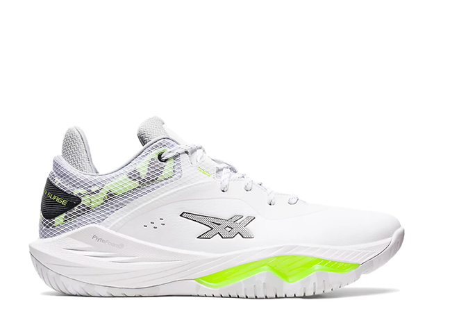 アシックス ノヴァ サージ ロー "ホワイト/ブラック" ホワイト/ブラック/イエロー