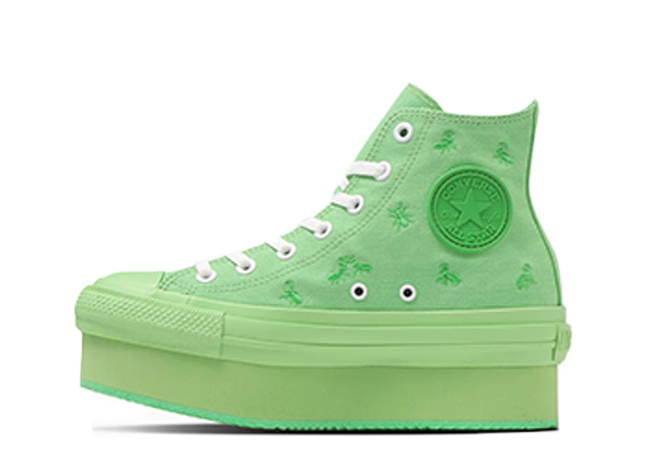 ancco × Converse AS (R) Chunkyline HI "Pastel Green" Pastel Green/White
