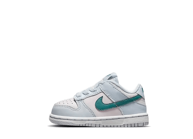 ナイキ Td ダンク ロー "ミネラルティール" フットボールグレー/パールピンク/ミネラルティール