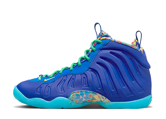 Nike Little Posite One "Kaleidoscope" Deep Royal Blue/Game Royal/Pink Glow