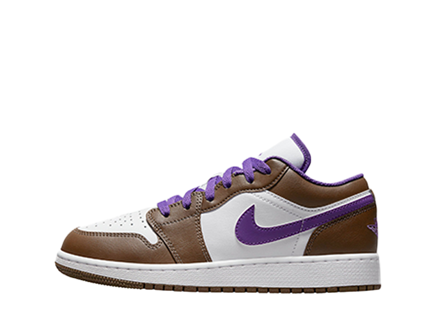 ナイキ Gs エアジョーダン1 ロー "パロミノ" パロミノ/ワイルドベリー/ホワイト/ブラウン
