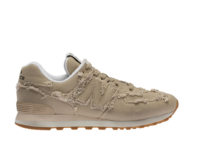 ミュウ ミュウ × ニューバランス ウィメンズ 574 デニム "ベージュ" ベージュ/ホワイト