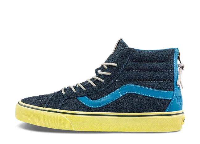 リベレイダース × バンズ スケートハイ リイシュー ジップ "ネイビー" ネイビー/ブルー