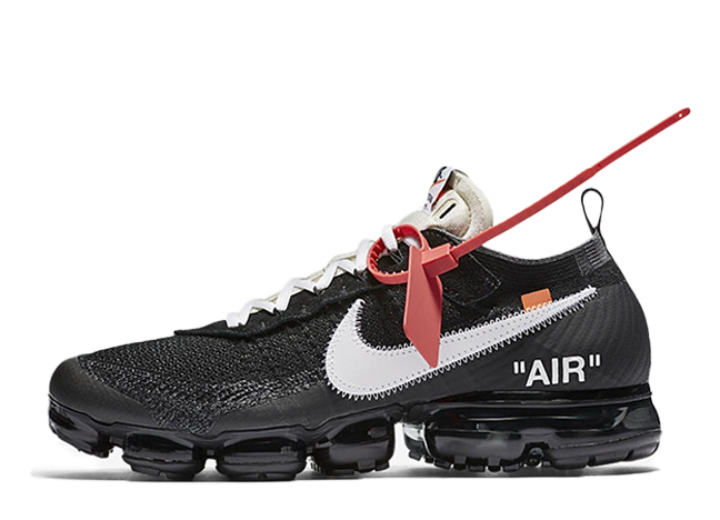 オフホワイト × ナイキ エアヴェイパーマックス "ザテン" ブラック/ホワイト