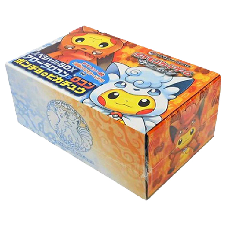 スペシャルBOX アローラロコン＆ロコンポンチョのピカチュウ 未開封BOX