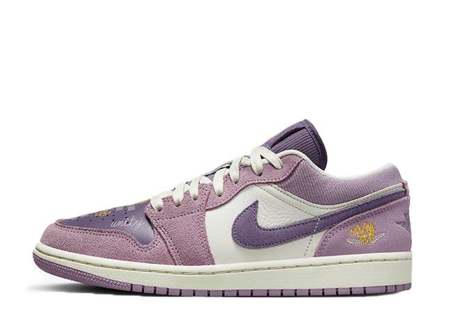 ナイキ エアジョーダン1 ロー "ユニティ" アメジストウェーブ/キャニオンパープル