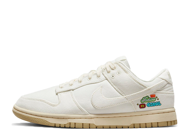 Nike Wmns Dunk Low "The Future is Equal" Sail/Cashmere/Team Gold/Black