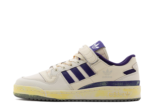 adidas Forum 84 Low AEC "Footwear White" Footwear White/College Purple