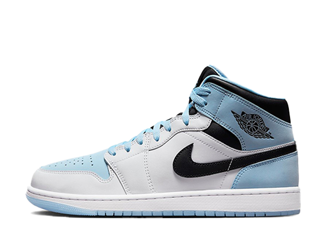 ナイキ エアジョーダン1 ミッド "アイスブルーヌバック" アイスブルーヌバック/ブラック