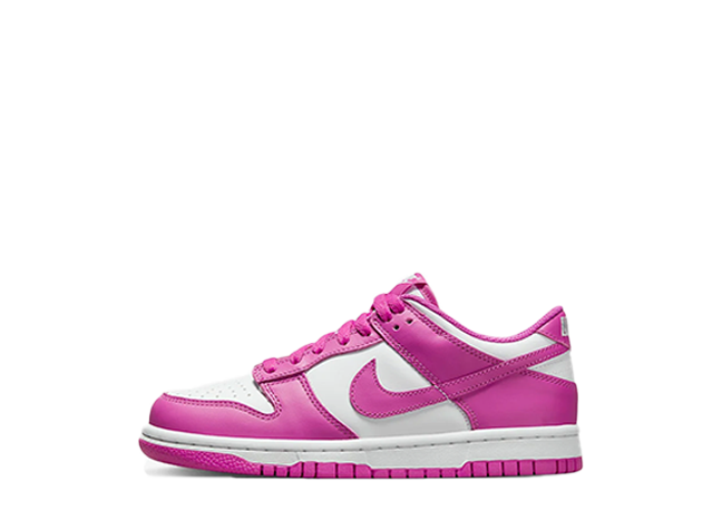 ナイキ Gs ダンク ロー "アクティブフューシャ" アクティブフューシャ/ホワイト