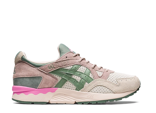 アシックス ゲルライト V "スプリングインジャパン" クリーム/スレイトグレー