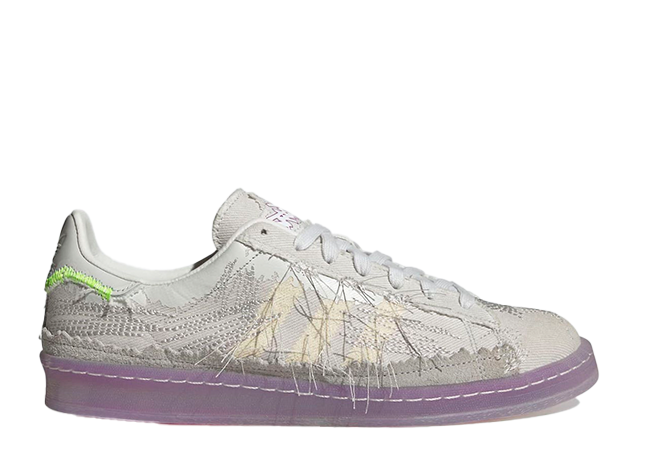 ユース オブ パリ × アディダス オリジナルス キャンパス 80s "クリスタルホワイト" クリスタルホワイト/グレーワン/ソーラーグリーン